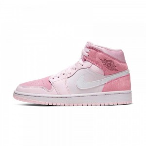 Nike AIR JORDAN 1 MID IN "DIGITAL PINK" CW5379-600 Digital Pink/White-pink | 0198XBVFE