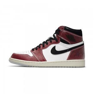 Nike AIR JORDAN 1 RETRO HIGH OG "TROPHY ROOM" DA2728-100 White/Varsity Red-sail-black | 7382CHMJY