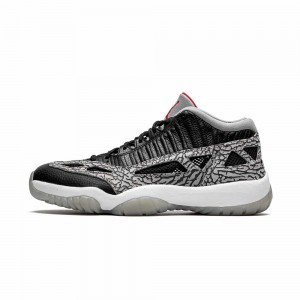 Nike Air Jordan 11 Low IE "Black Cement" 919712-006 Black/Fire Red/Cement Grey/White | 5863QEHVS