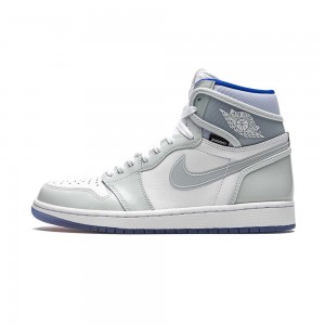 Nike Air Jordan 1 High Zoom "Racer Blue" CK6637-104 White/Racer Blue/White | 5297CZRSN