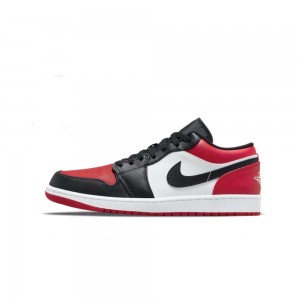 Nike Air Jordan 1 Low "Bred toe" 553558-612 κοκκινα | 0391MSTCR