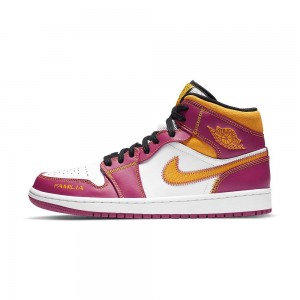 Nike Air Jordan 1 Mid "Familia" DC0350 100 DC0350-100 Lucky Purple/Orange-sail | 4023URVIN