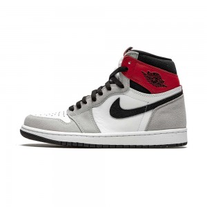 Nike Air Jordan 1 Retro High OG "Light Smoke Grey" 555088-126 κοκκινα | 2570ZJVHF