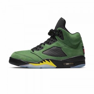 Nike Air Jordan 5 Retro SE CK6631-307 Apple Green/Black-yellow Strike-black | 8569YKZWE