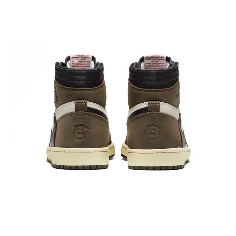 Nike AIR JORDAN 1 HIGH OG TS SP CD4487-100 Sail/Dark Mocha-university Red-black | 3816NZIQB