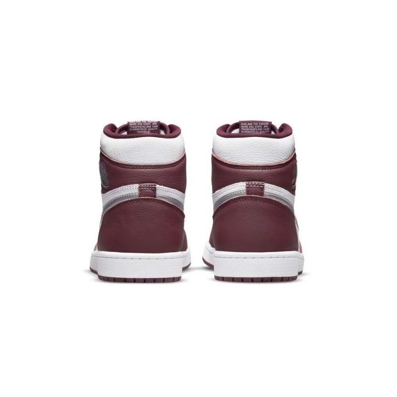 Nike Air Jordan 1 High OG Bordeaux ασημι | 1780NERXL
