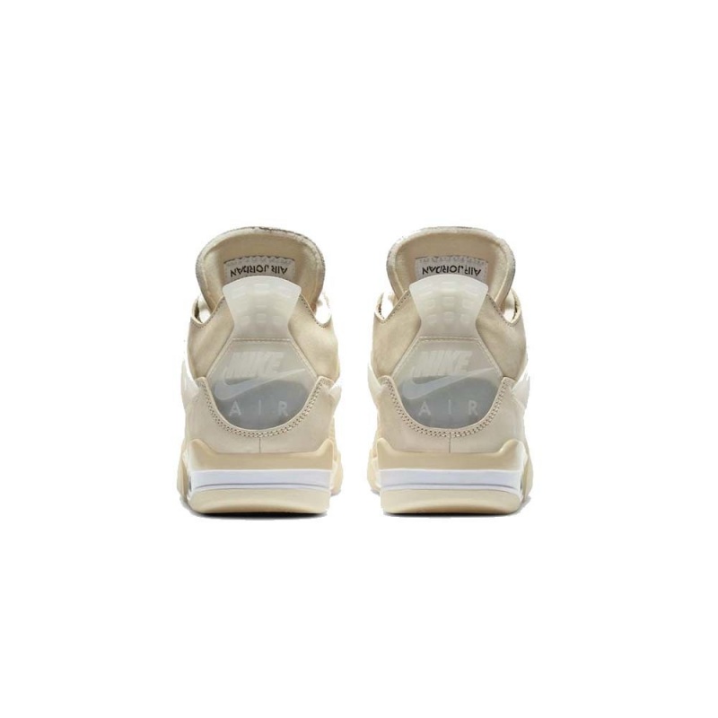 Nike Air Jordan 4 Retro Off-White Sail CV9388-100 Sail/Muslin-white-black | 7304LSNXP