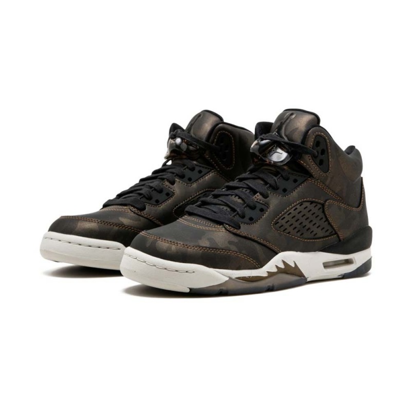 Nike Air Jordan 5 Retro PREM HC 919710-030 Black/Black-light Bone | 0571SKNBR