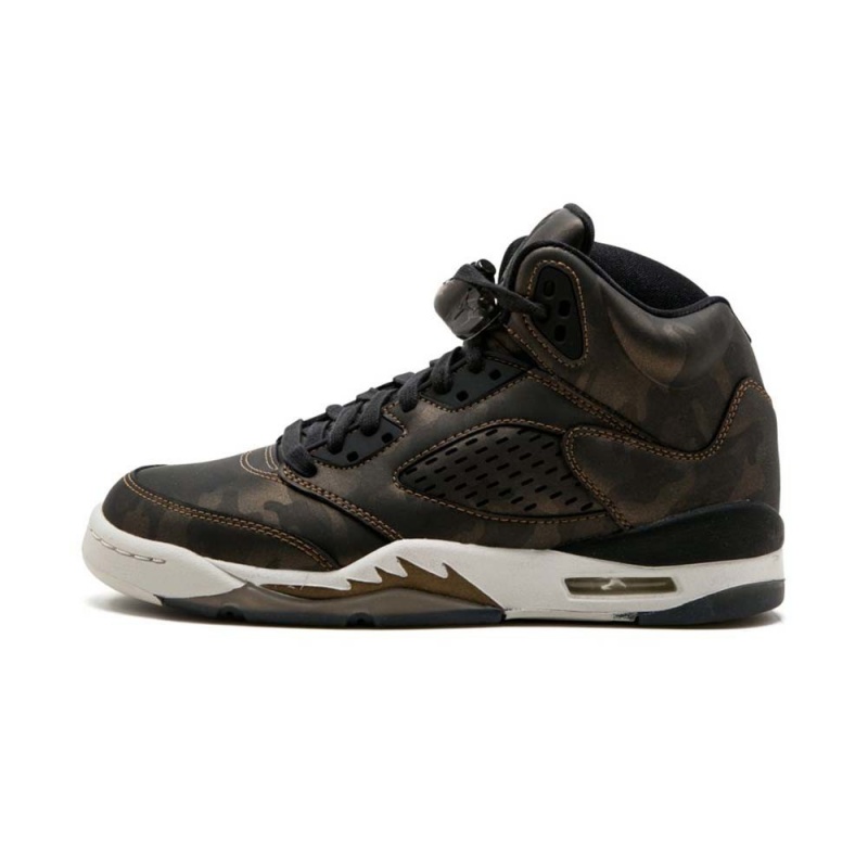 Nike Air Jordan 5 Retro PREM HC 919710-030 Black/Black-light Bone | 0571SKNBR