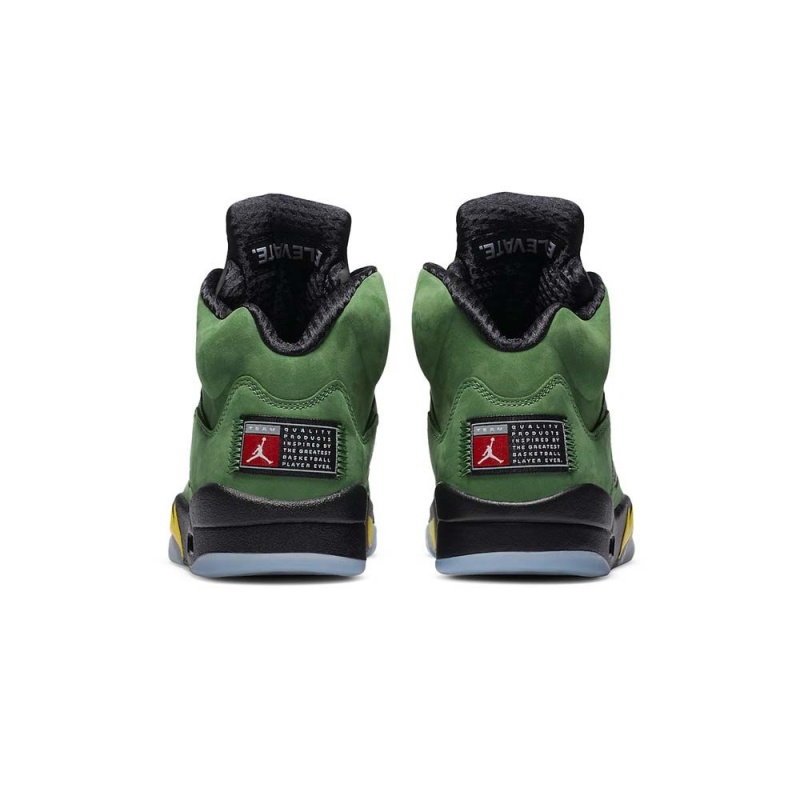 Nike Air Jordan 5 Retro SE CK6631-307 Apple Green/Black-yellow Strike-black | 8569YKZWE