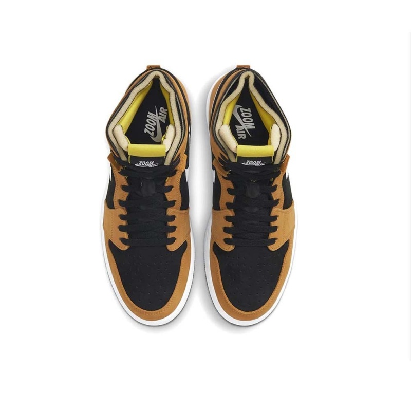 Nike Jordan 1 High Zoom Air CMFT Black Monarch CT0978-002 κίτρινα | 7305MWSIQ