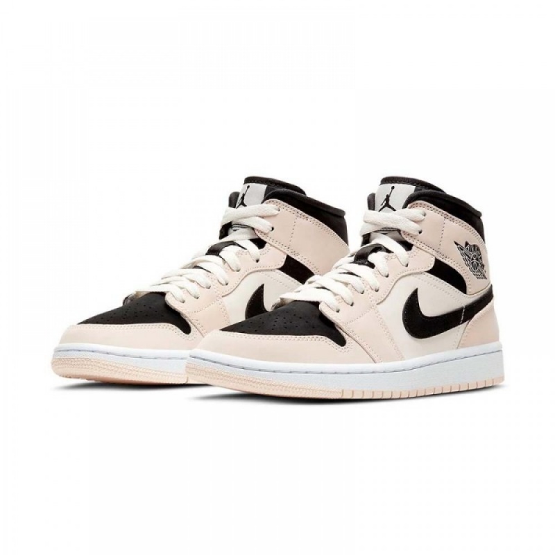 Nike Jordan 1 Mid Barely Orange Light Violet (W) BQ6472-800 Guava Ice/Black-sail | 6394DQFKM