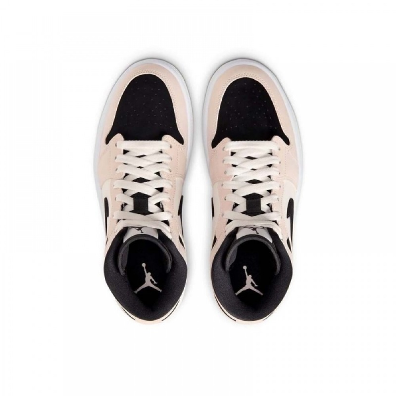 Nike Jordan 1 Mid Barely Orange Light Violet (W) BQ6472-800 Guava Ice/Black-sail | 6394DQFKM