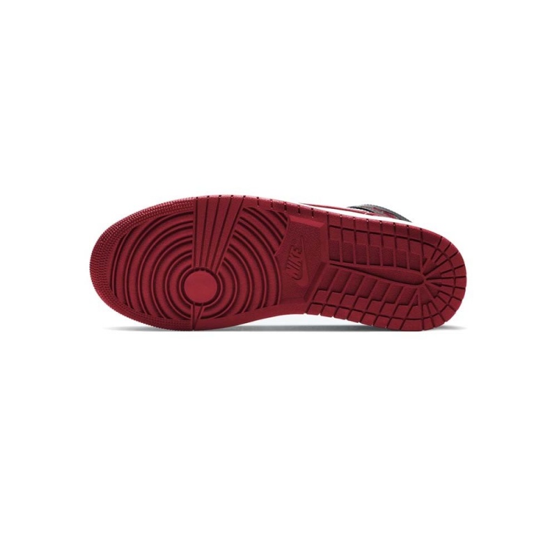 Nike Jordan 1 Mid Gym Red Black White 554724-122 White/Gym Red-black | 1475IOLUE
