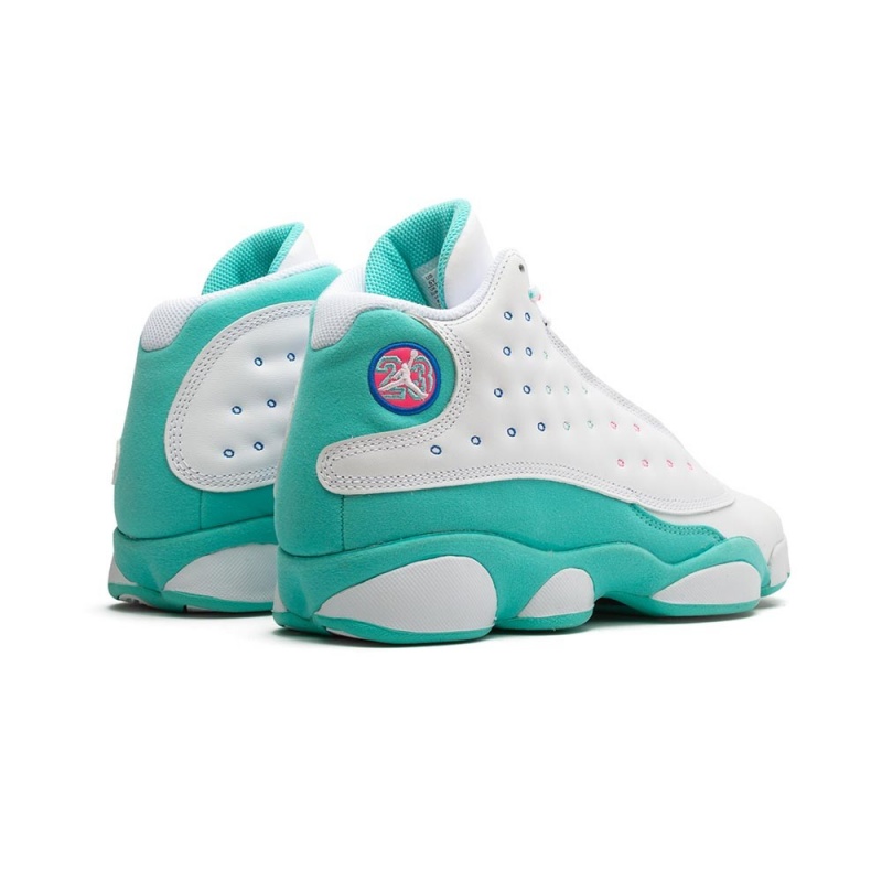 Nike Jordan Air Jordan 13 GS “Aurora Green” 439358-100 White/Soar/Aurora-green-digita | 5172UORCB