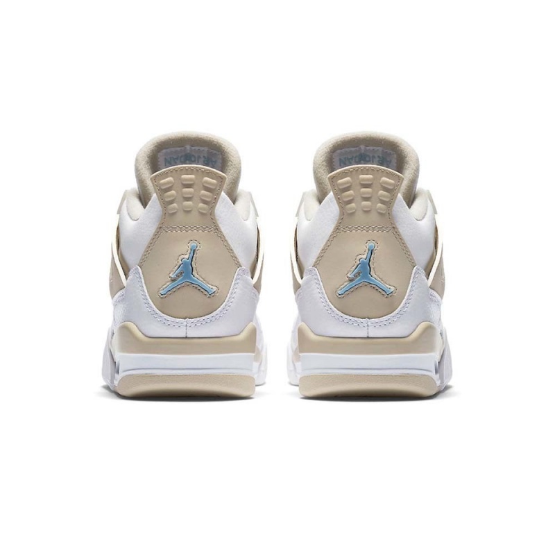 Nike Jordan Air Jordan 4 Retro GG 487724-118 White/Boarder Blue-light Sand | 9567MXPNE