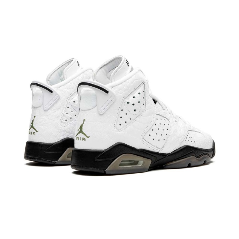 Nike Youth Jordan Air Jordan 6 Retro (GS) “Alligator” 384665-110 White/Black-alligator | 5329RKXUE