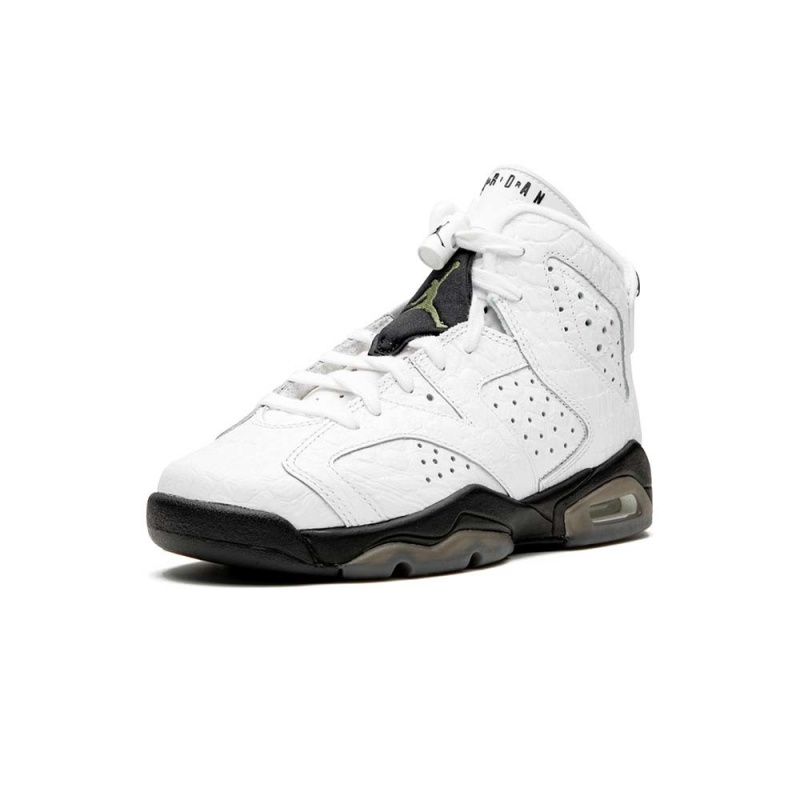 Nike Youth Jordan Air Jordan 6 Retro (GS) “Alligator” 384665-110 White/Black-alligator | 5329RKXUE