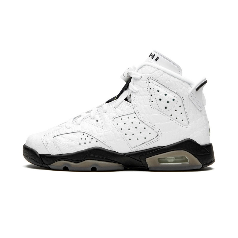 Nike Youth Jordan Air Jordan 6 Retro (GS) “Alligator” 384665-110 White/Black-alligator | 5329RKXUE